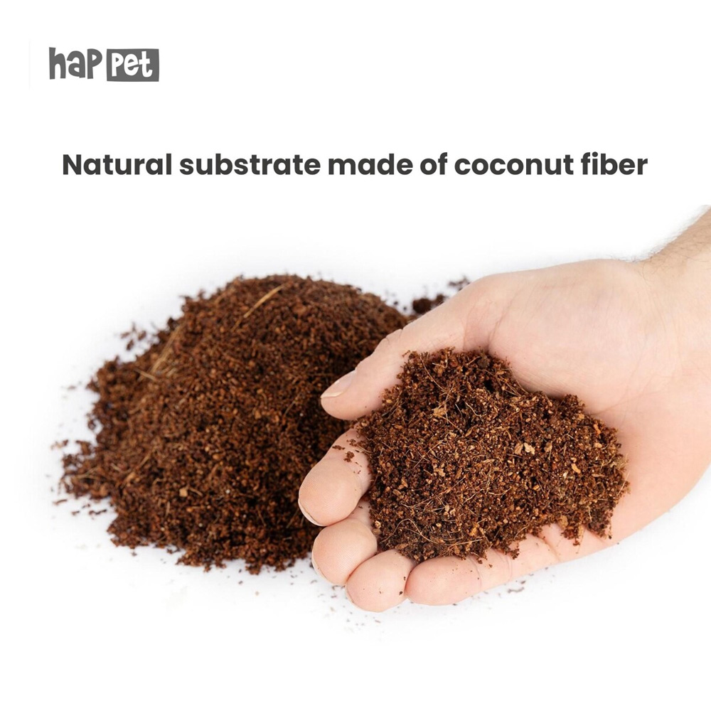 KOKOS BRYKIET PODŁOŻE KOKOSOWE DO TERRARIUM 650g Happet